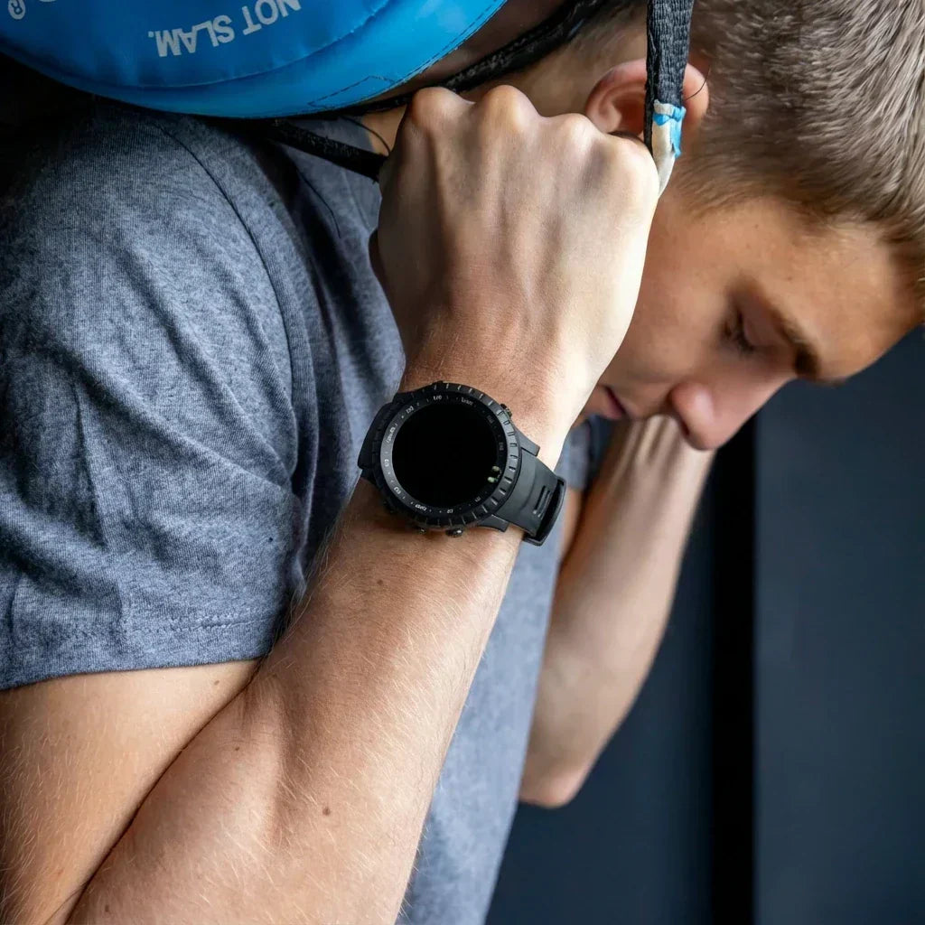 Náhradní černý silikonový řemínek pro hodinky Suunto Core