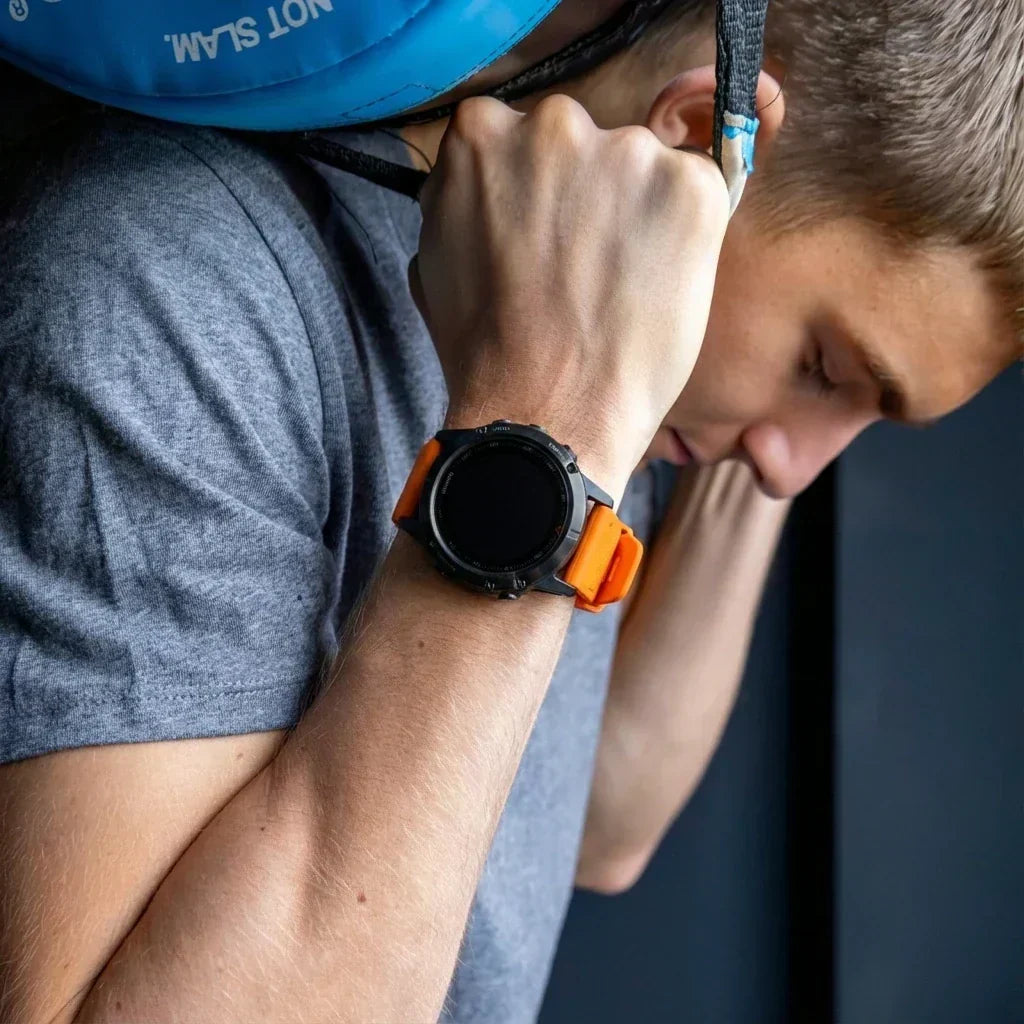 Garmin Fenix oransje silikonrem erstatning