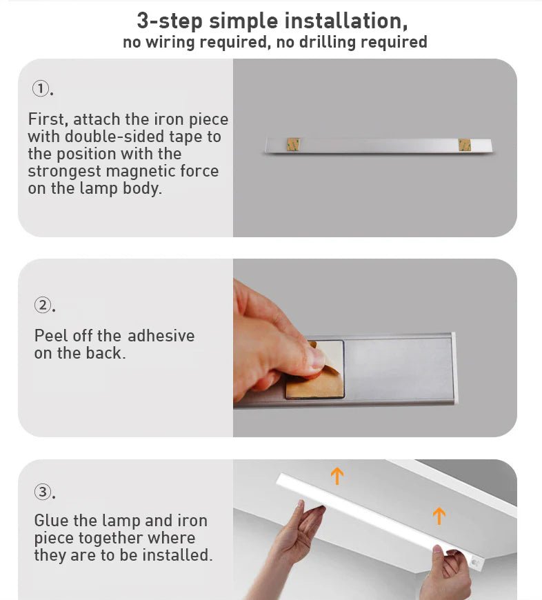 Slim Linear LED Cabinet Light | Ormexis