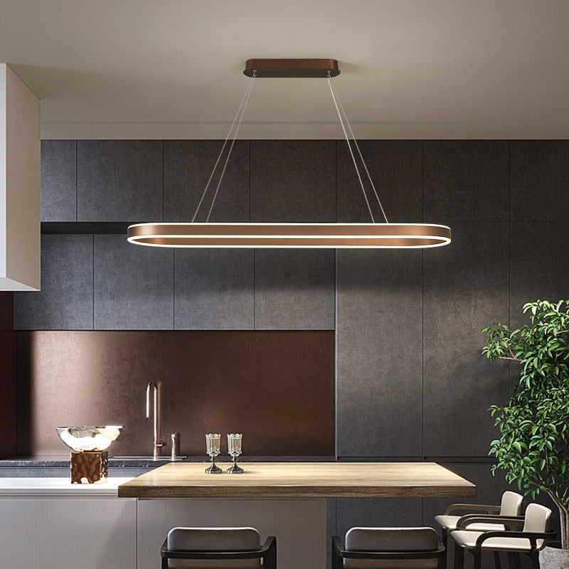 Candeeiro pendente Geometric Halo Loop | Ormexis
