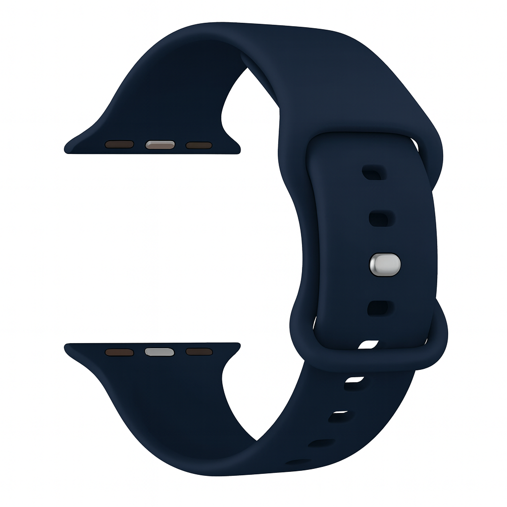 Apple Watch Classic Silicone Strap Navy Blue Color