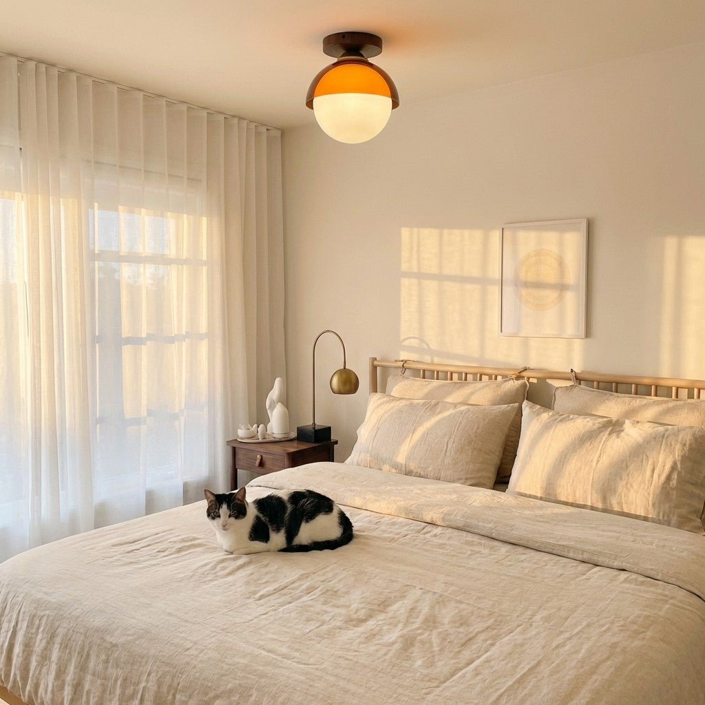 Half Dome Orb Ceiling Light | Ormexis