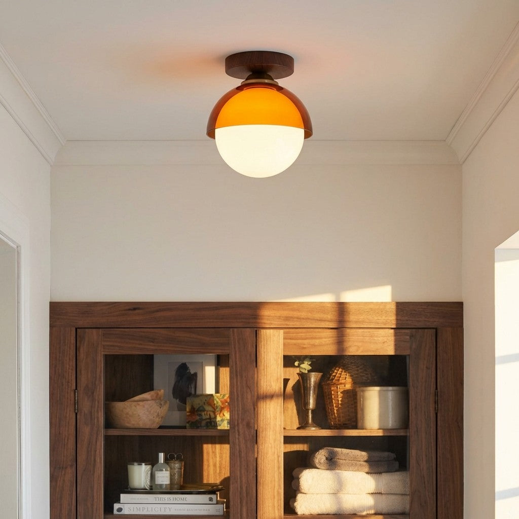 Half Dome Orb Ceiling Light | Ormexis
