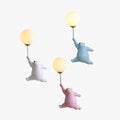 Kids Bear Holding Balloon Wall Light Bedroom Novelty Wall Lamp | Ormexis