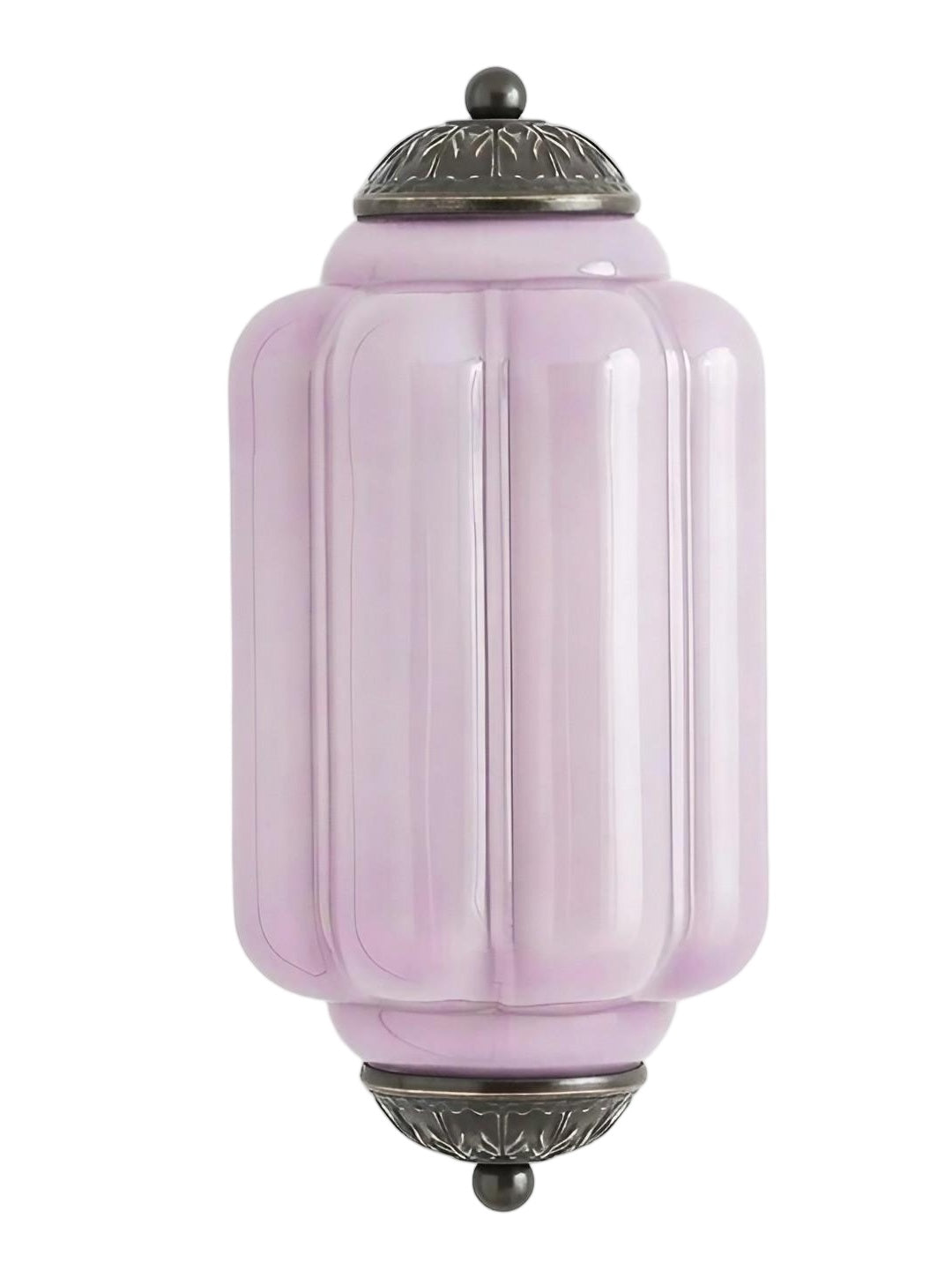 Ribbed Glass Capsule Wall Light | Ormexis