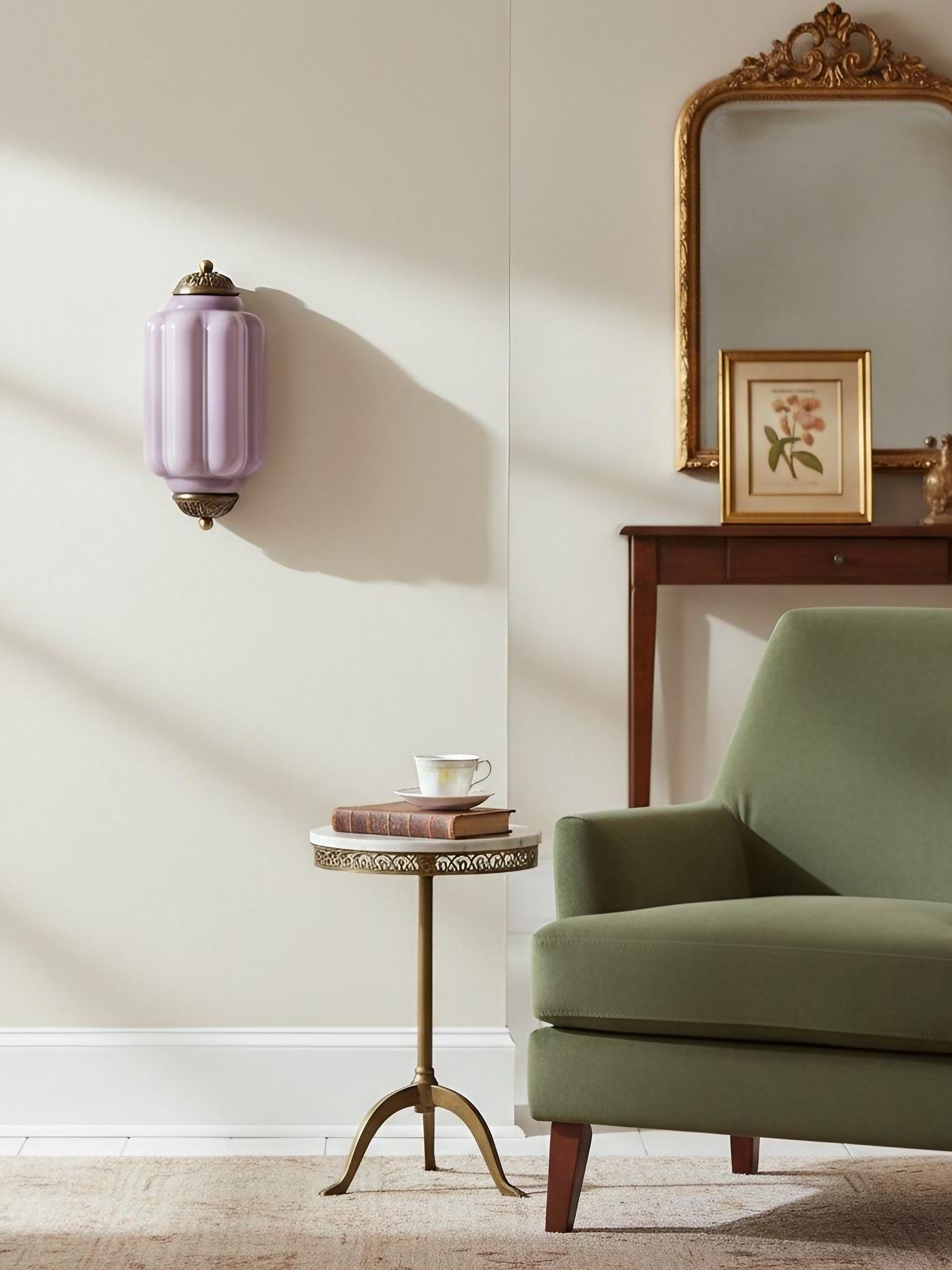 Ribbed Glass Capsule Wall Light | Ormexis