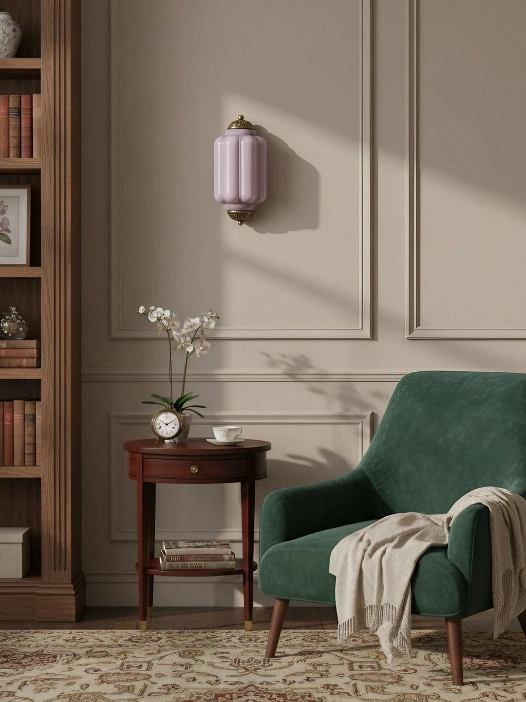 Ribbed Glass Capsule Wall Light | Ormexis