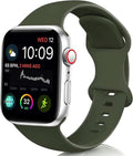 Silikonový řemínek Apple Watch v klasické armádní zelené edici