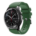 Samsung Galaxy Watch 46 mm silikoniranneke armeijanvihreä