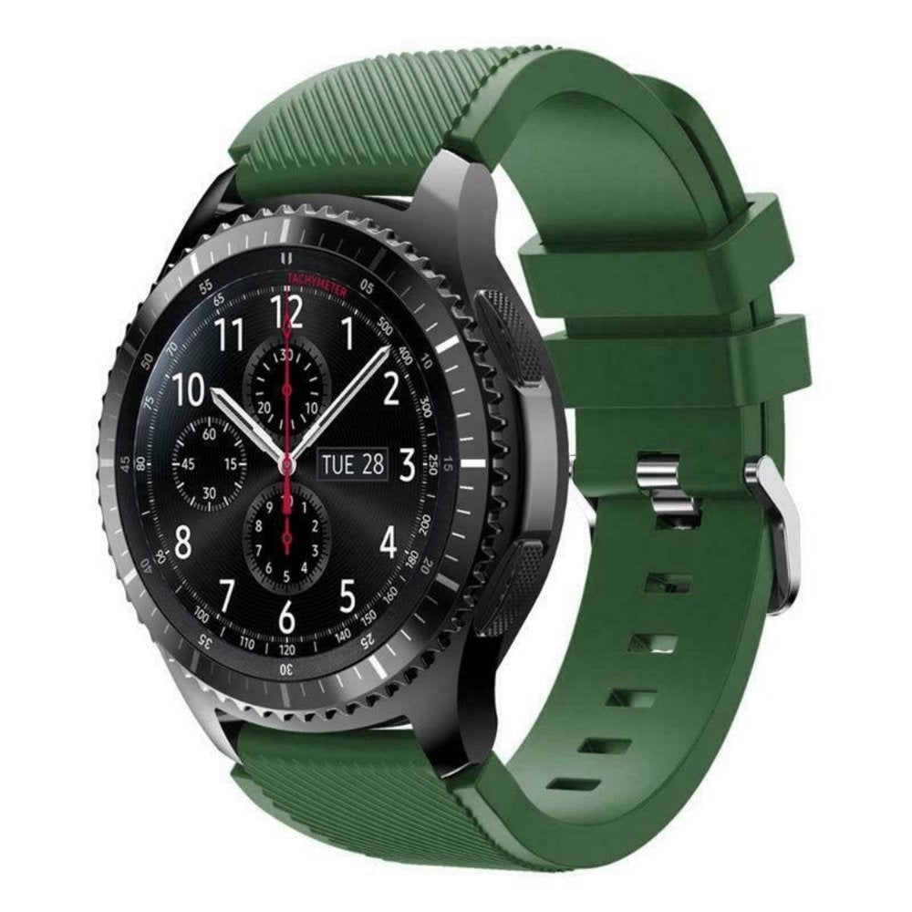 Samsung Galaxy Watch 46mm Pulseira de Silicone Verde Exército