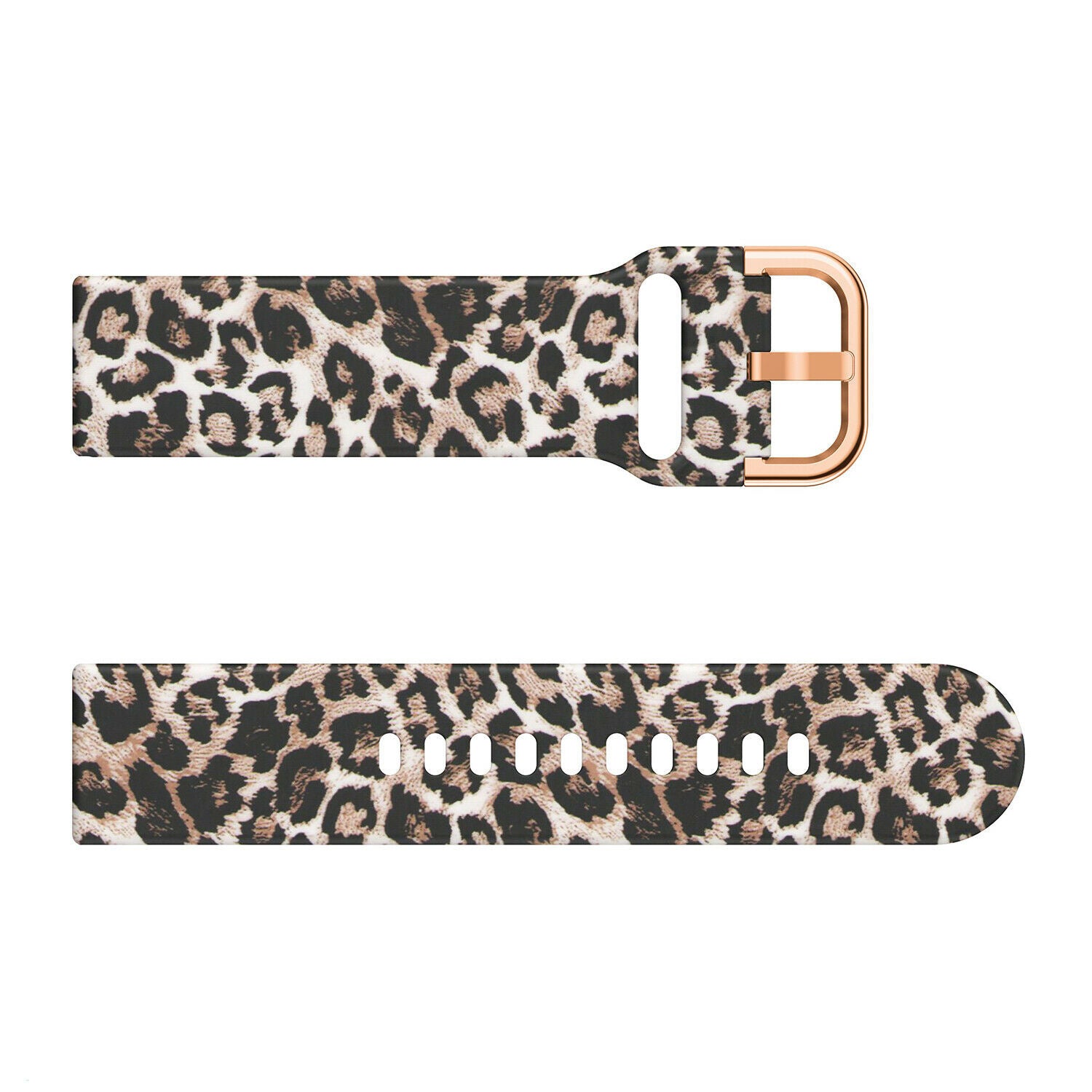 Pulseira de Silicone Lucky Leopard para a Série Versa da Fitbit