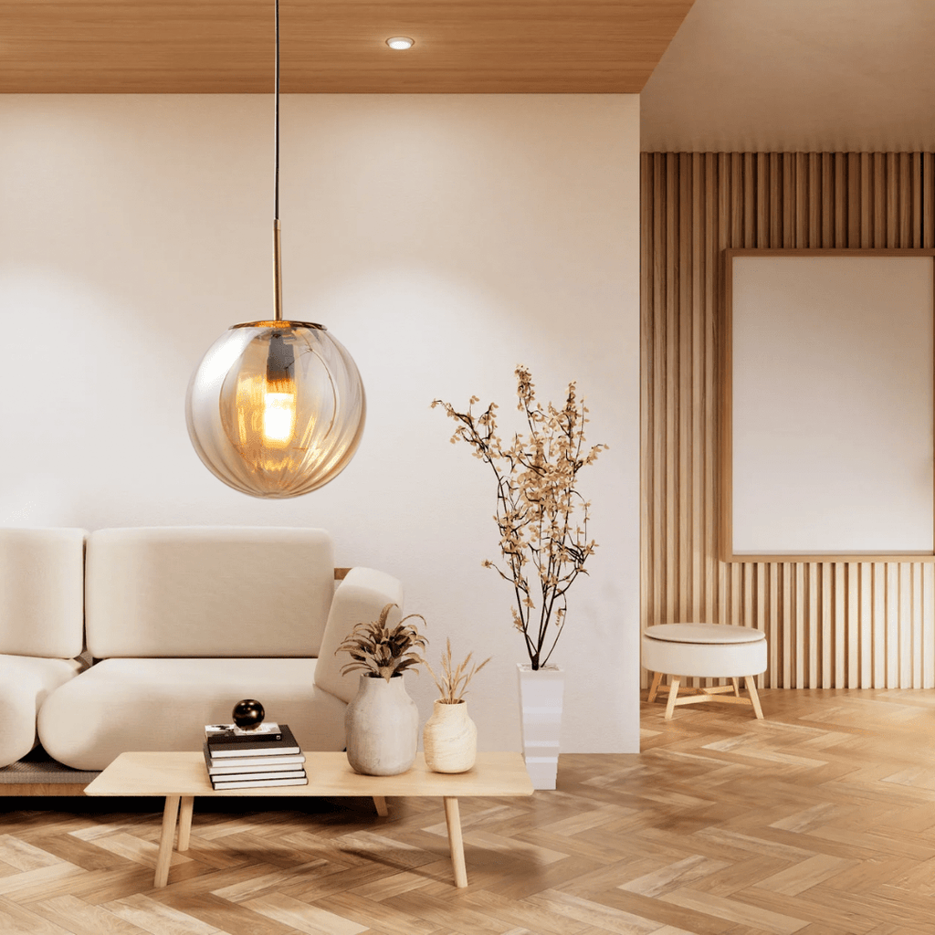 Aero Glas Kugellampe Ambientebeleuchtung für Schlafzimmer und Esszimmer