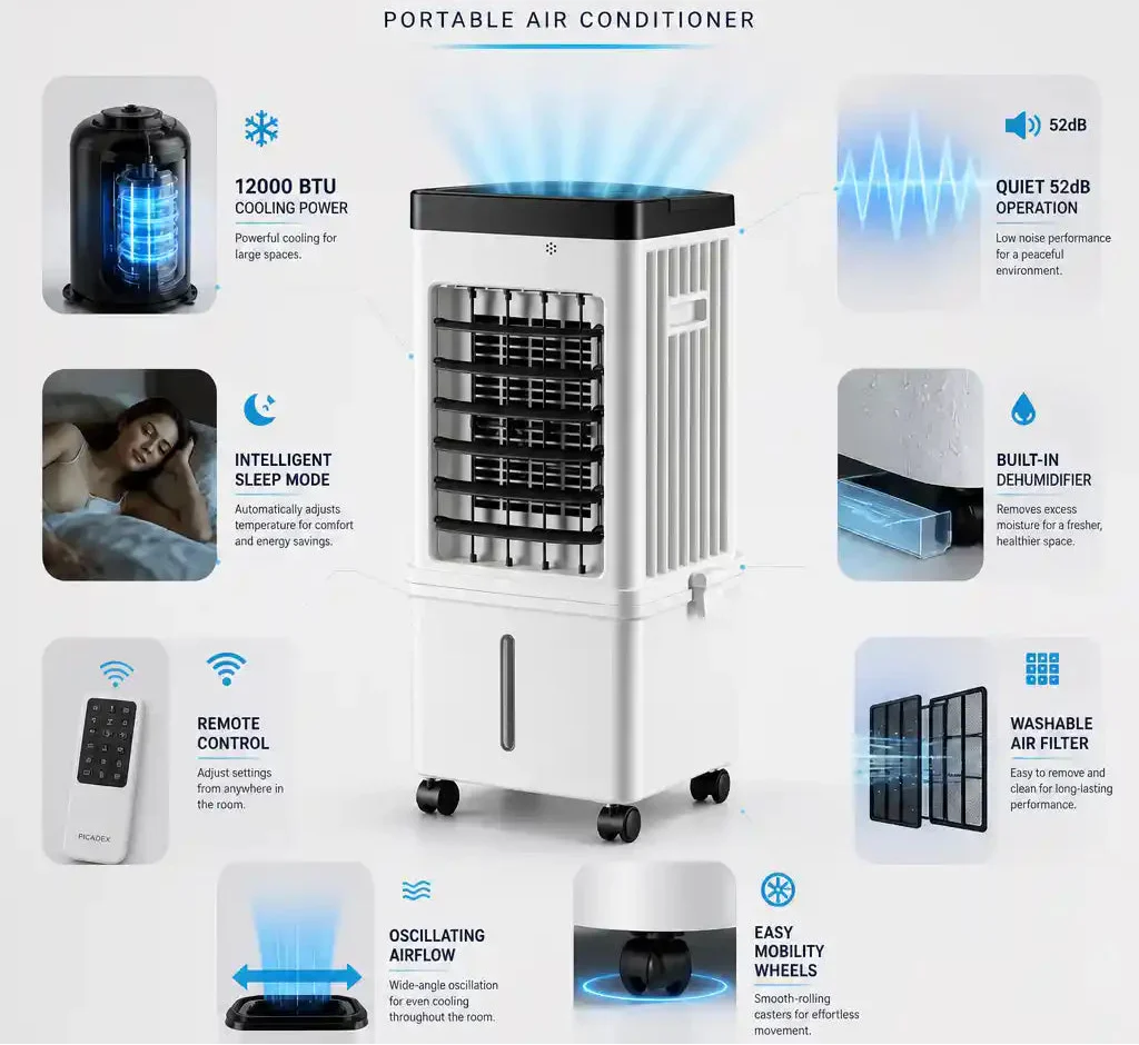 Criovex – 12000 BTU Portable Air Conditioner | ormexis