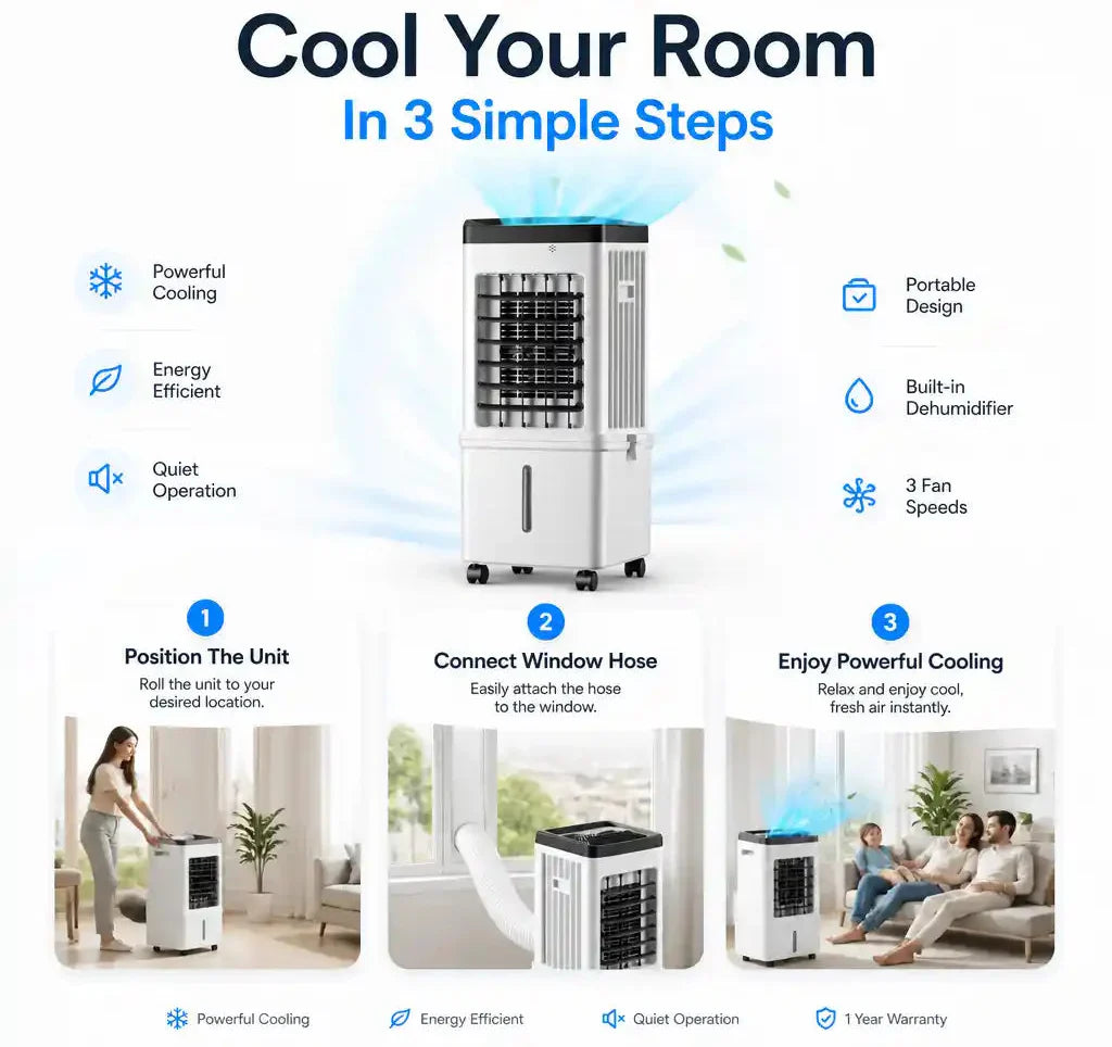 Criovex – 13000 BTU Portable Air Conditioner | ormexis