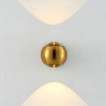 Zenith Brass Orb Sconce | Ormexis