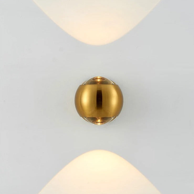 Zenith Brass Orb Sconce | Ormexis