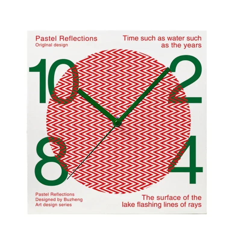 Zigzag Dial Wall Clock | Ormexis