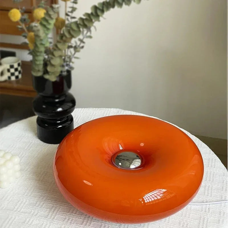 Glänzende Donut-Tischleuchte | Ormexis