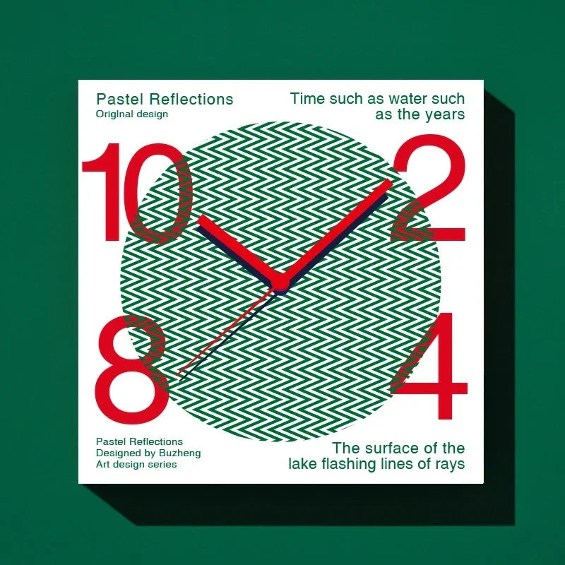 Zigzag Dial Wall Clock | Ormexis