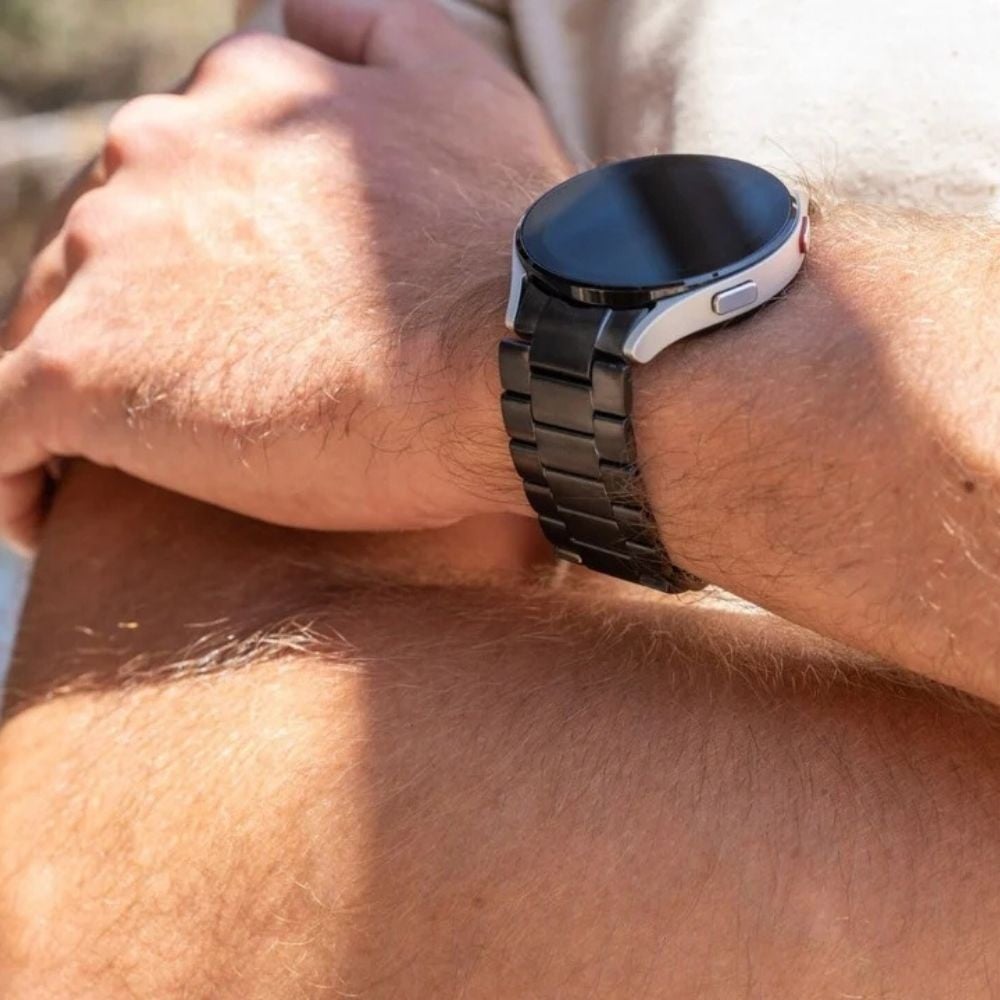 Samsung Galaxy Watch 4 Classic Forty-Six Millimeter Black Titanium Band