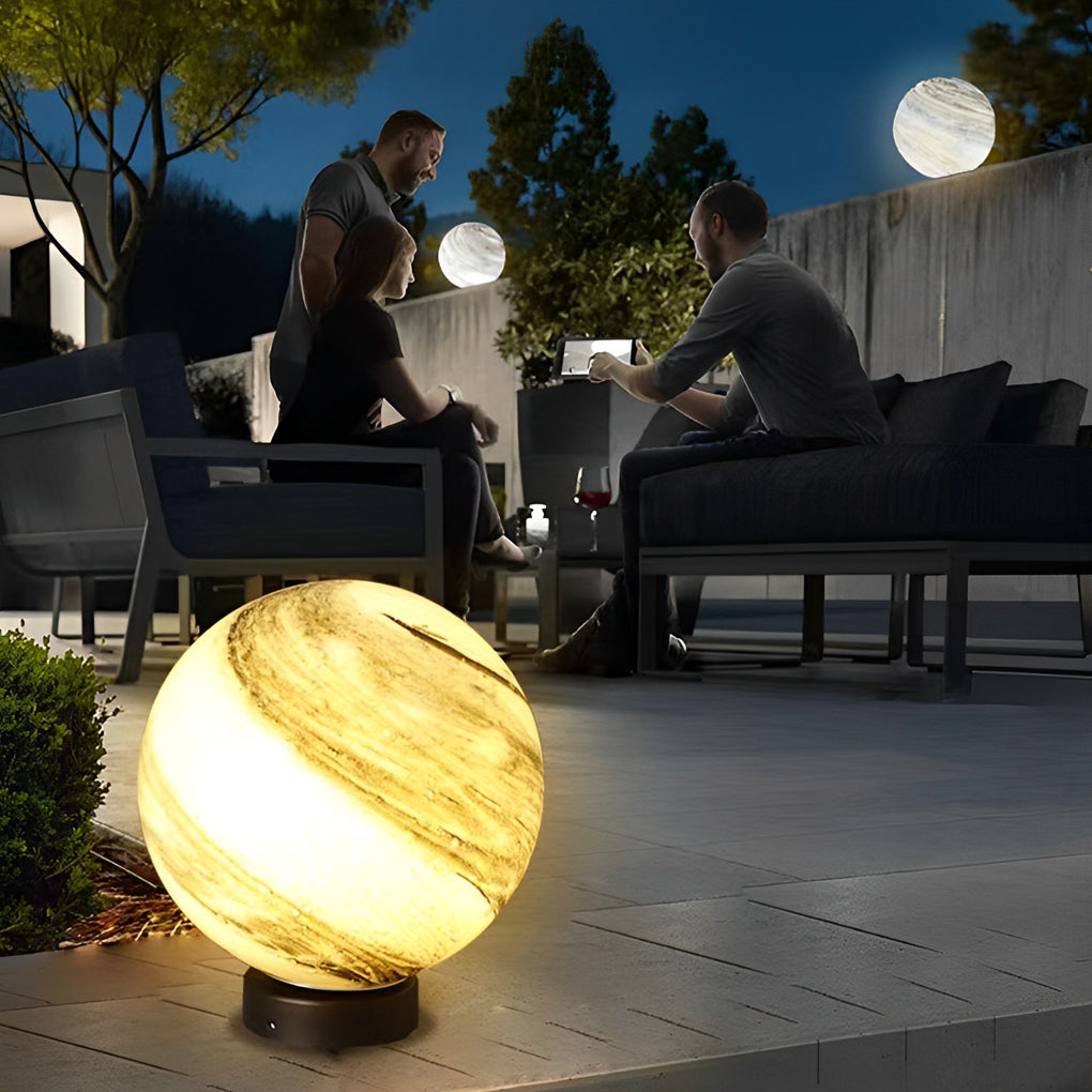 Astral Marble Patio Light | Ormexis