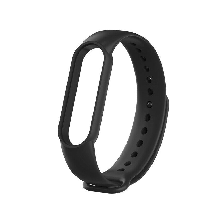Schwarzes Silikon-Ersatzarmband für Xiaomi Mi Band 6