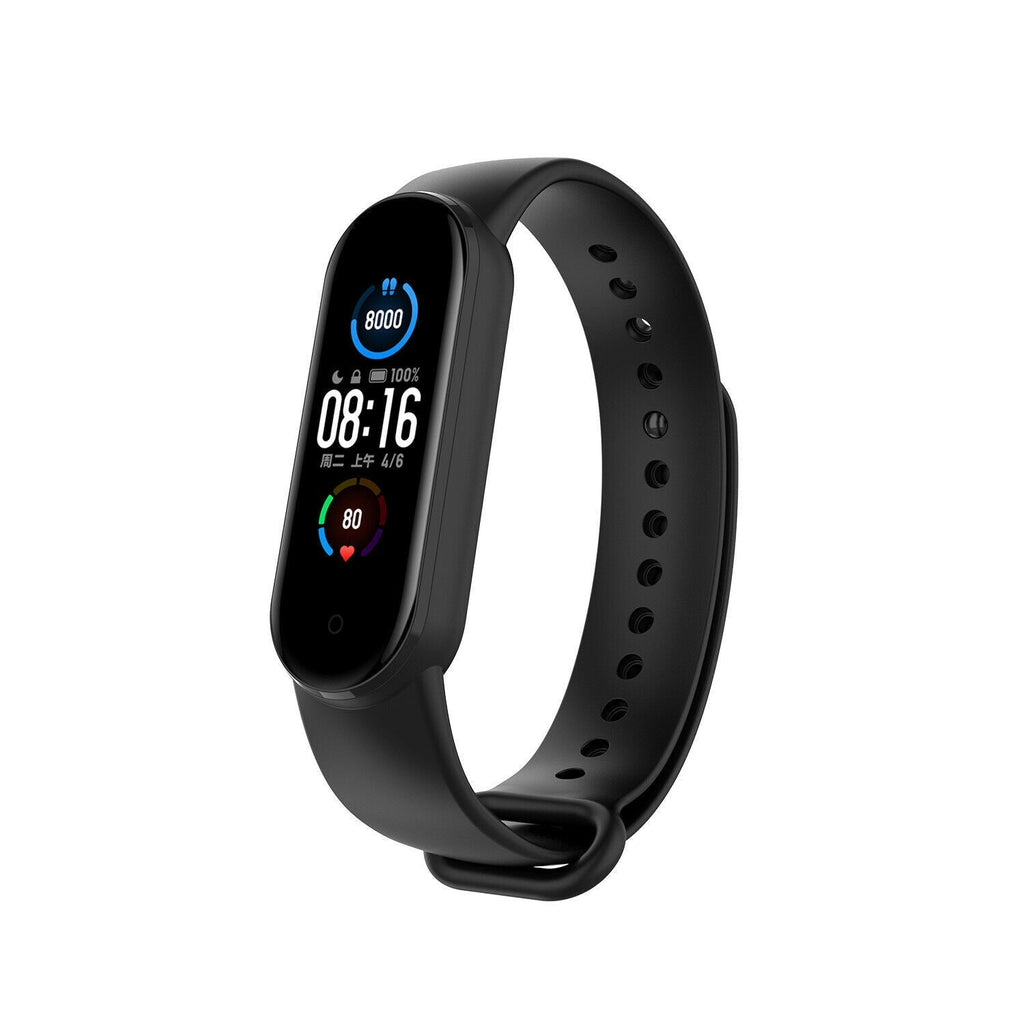 Náhradní silikonový řemínek Xiaomi Mi Band 5 černý