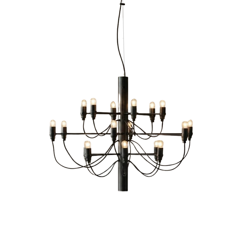 Candelabru LED cu două niveluri, în stil Mid-Century | Ormexis