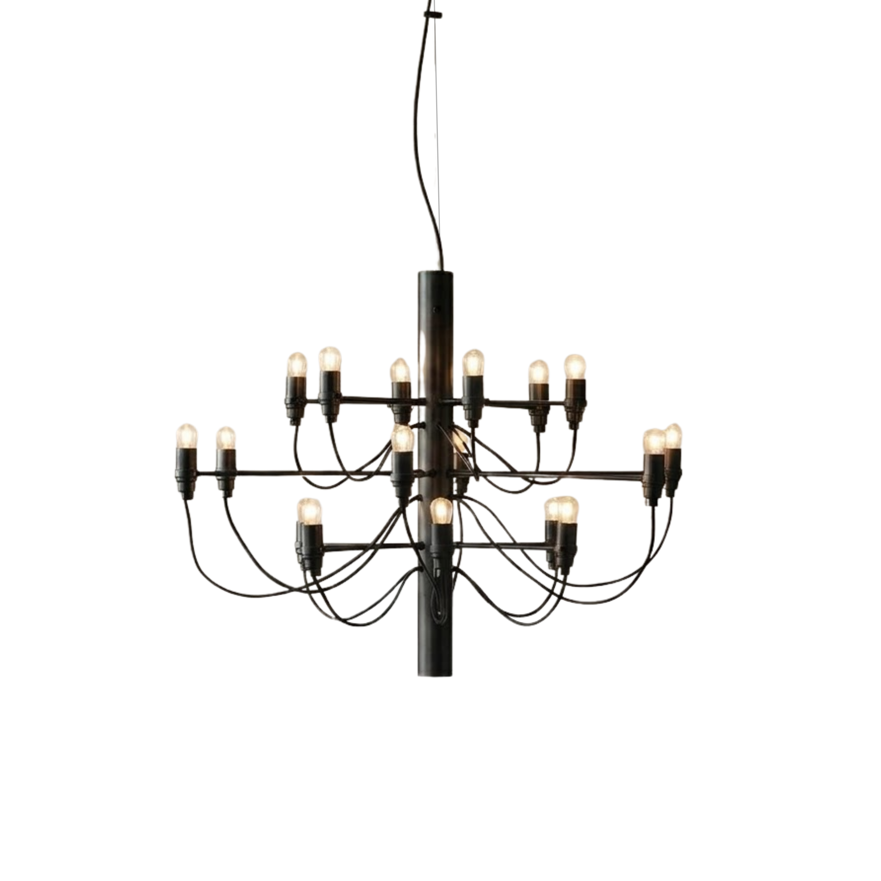 Candelabru LED cu două niveluri, în stil Mid-Century | Ormexis