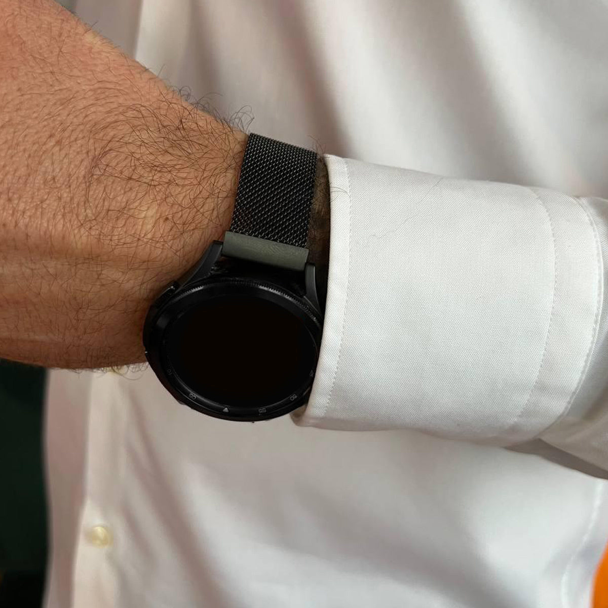 Samsung Galaxy Watch 3 Correa Milanesa Negra de 45 mm