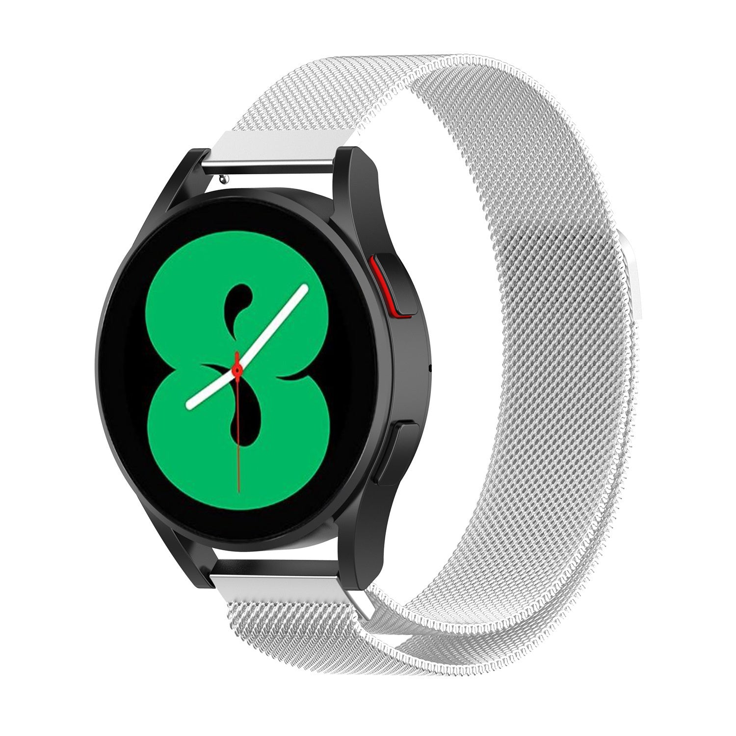 Samsung Galaxy Watch 4 40mm Prateado Bracelete Milanesa