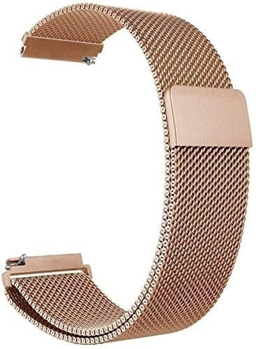 Milanese Rose Gold Band For Polar Ignite 2 Smartwatch