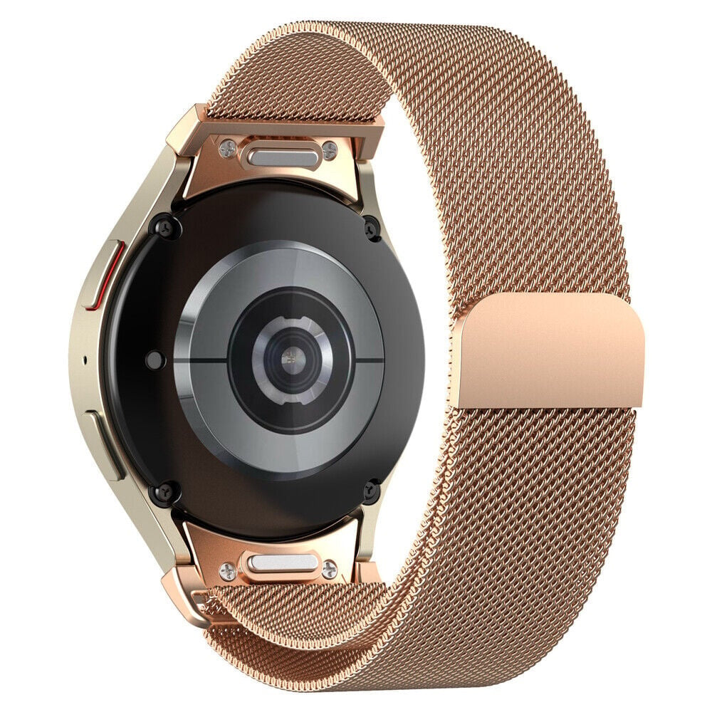 Samsung Galaxy Watch 6 40mm růžově zlatý Milanese řemínek s jedním tlačítkem