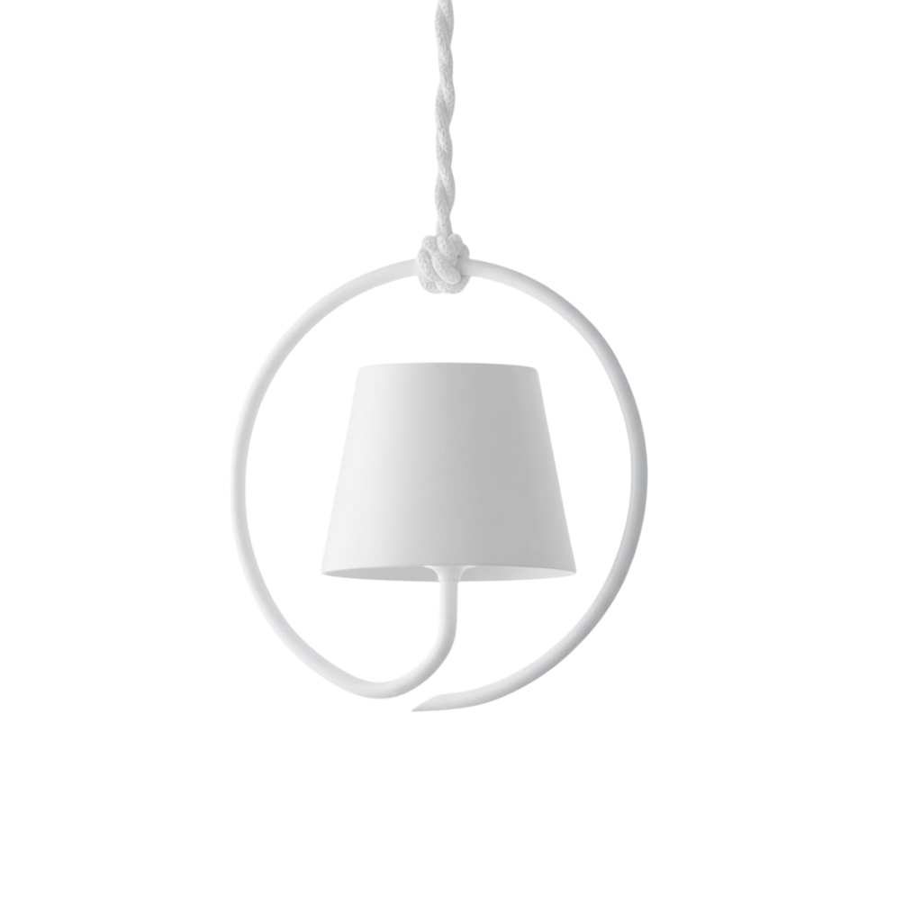 Minimalistische LED-Ringrahmen-Pendelleuchte mit konisch zulaufendem Schirm | Ormexis