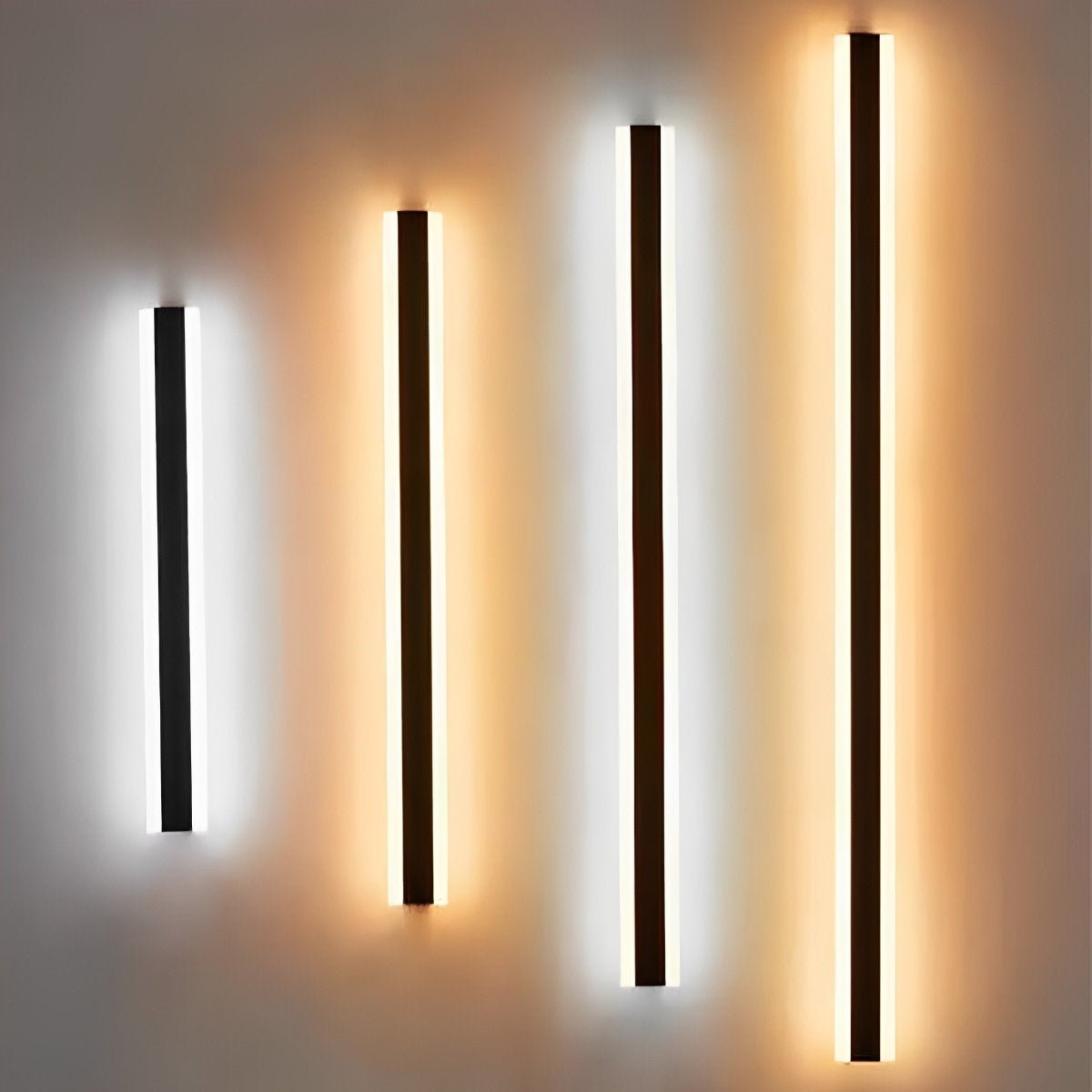 Nowoczesna pionowa lampa ścienna LED | Ormexis