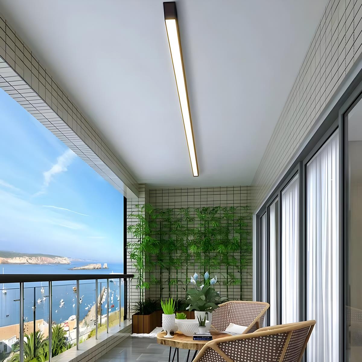 Minimalist Linear Ceiling Light | Ormexis