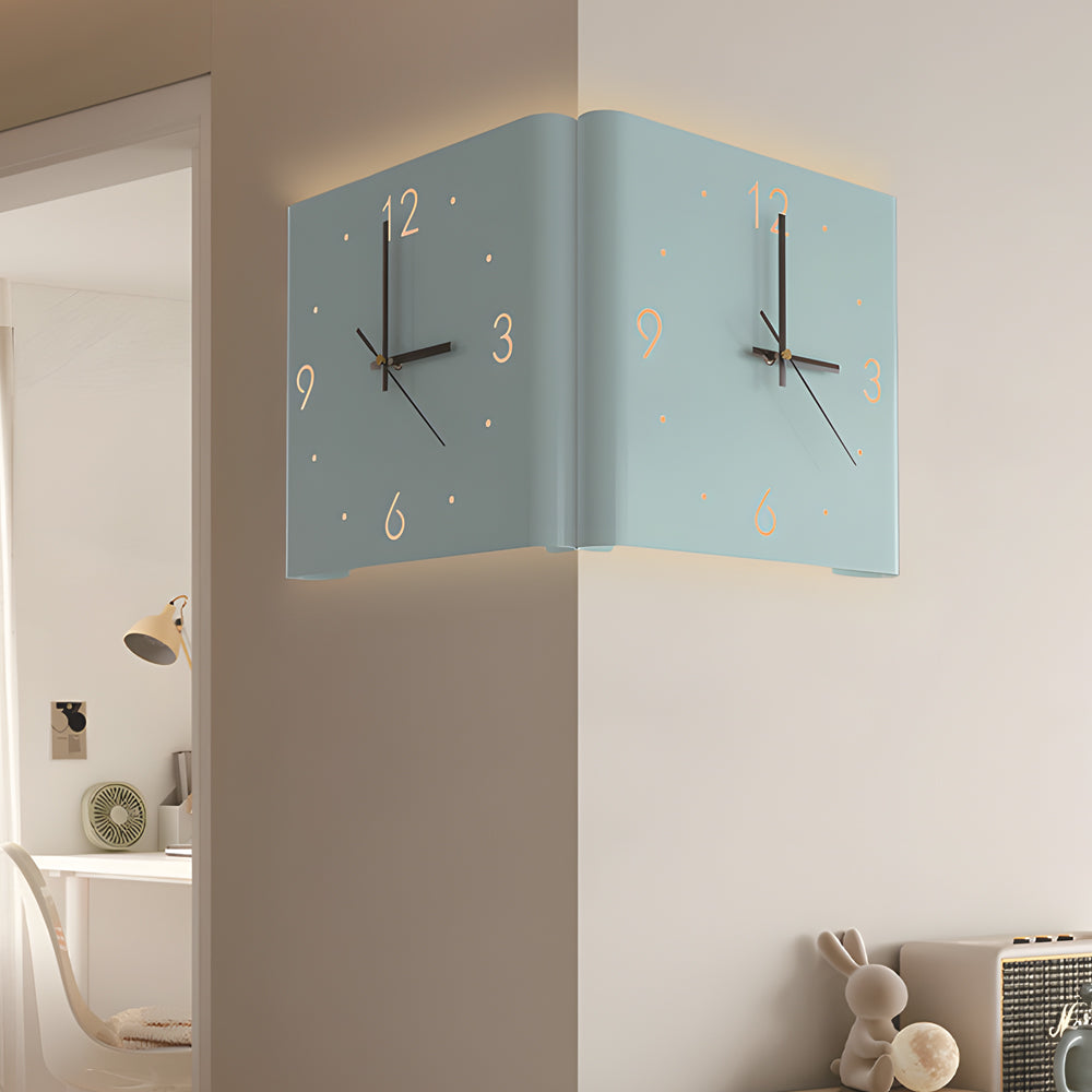 Minimalist Backlit Clock Fixture | Ormexis