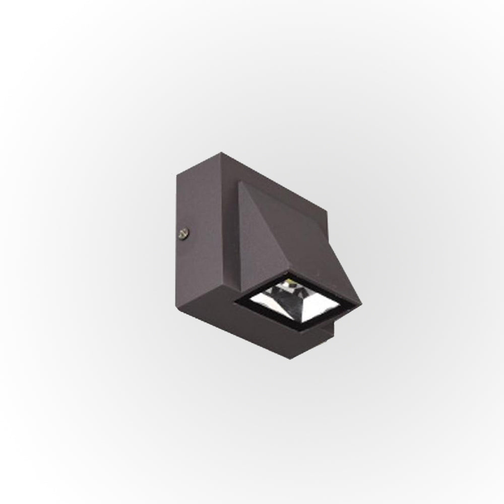 Moderne svart LED-vegglampe for utendørsbruk | Ormexis