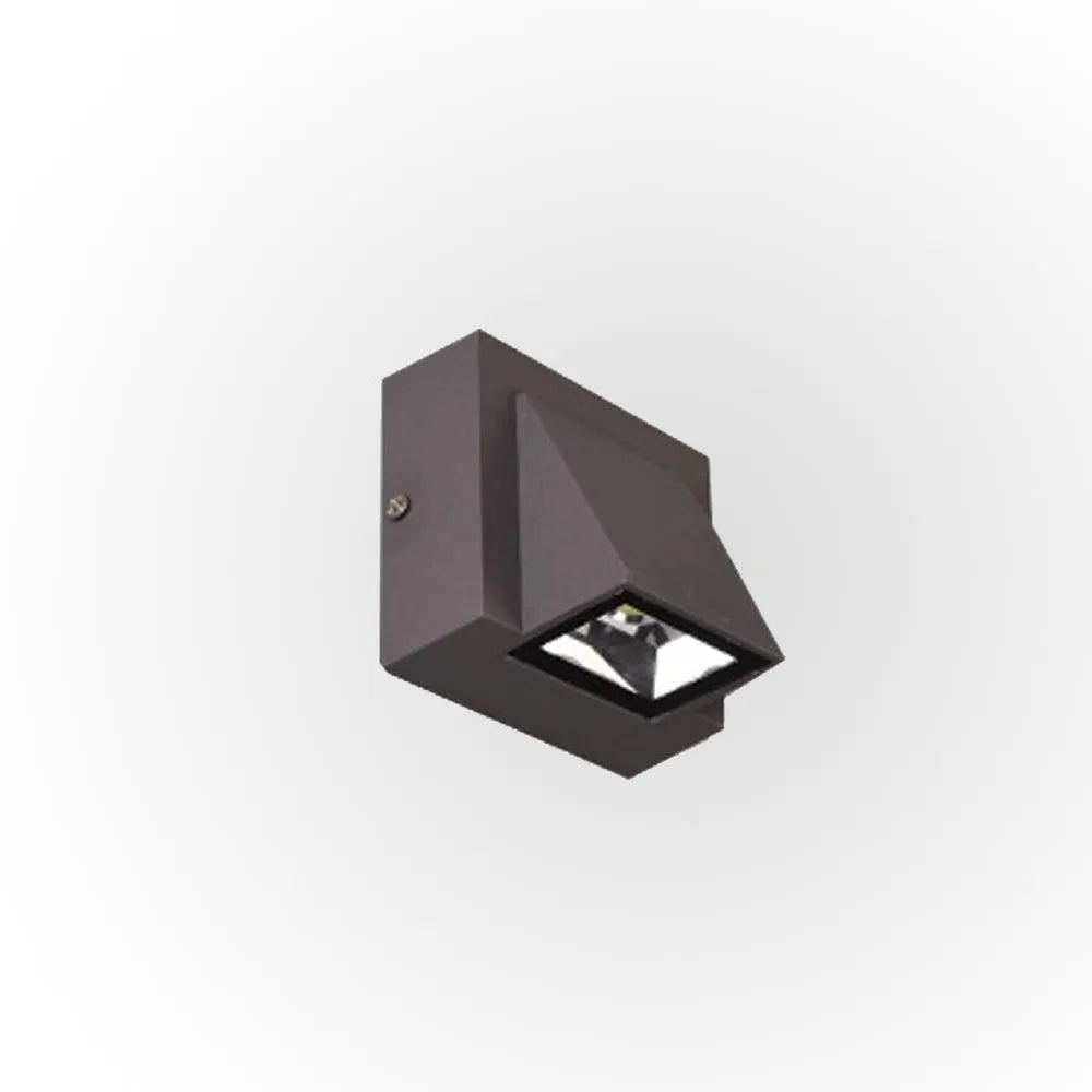 Moderne svart LED-vegglampe for utendørsbruk | Ormexis