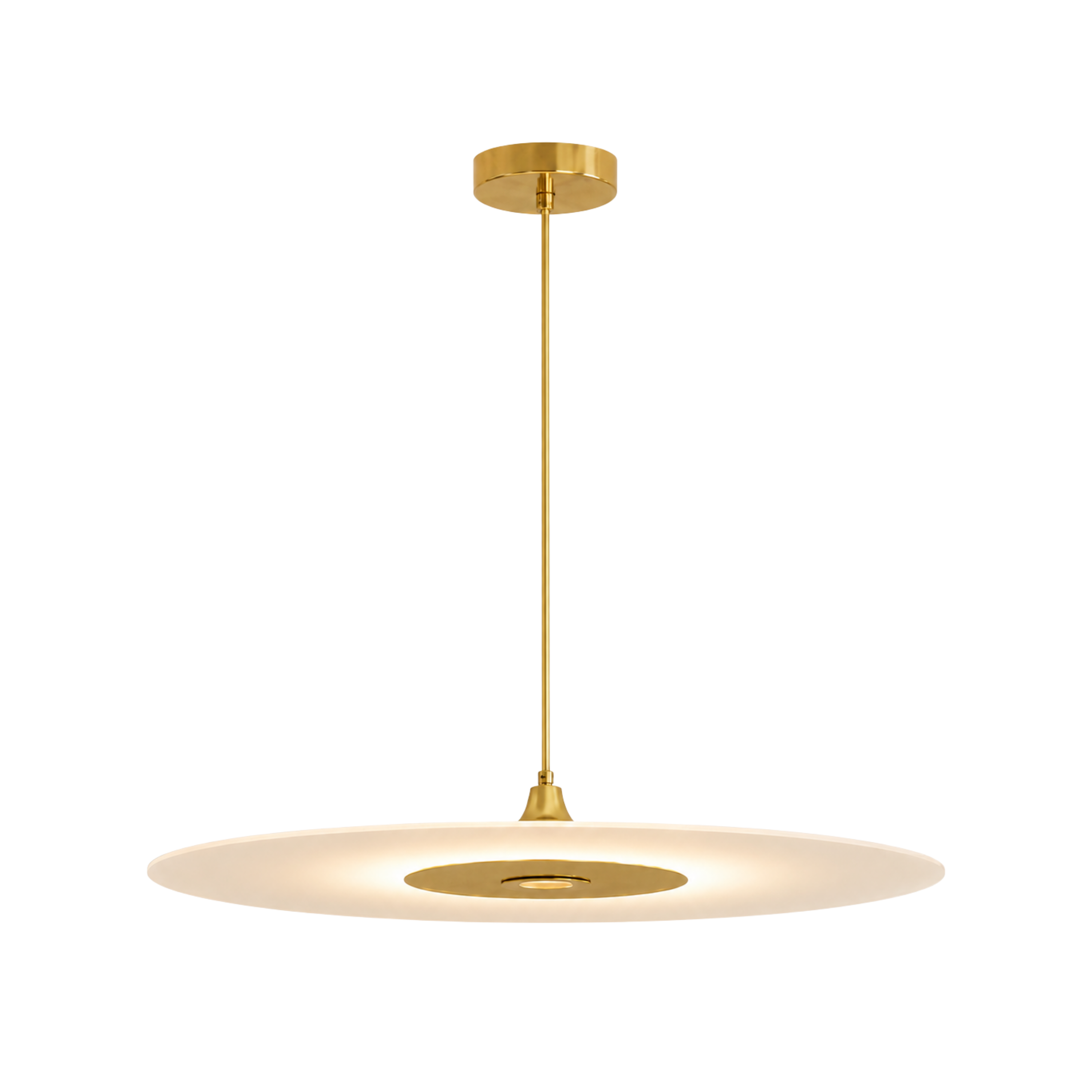 Moderní minimalistické ploché závěsné LED svítidlo v černé nebo zlaté barvě | Ormexis