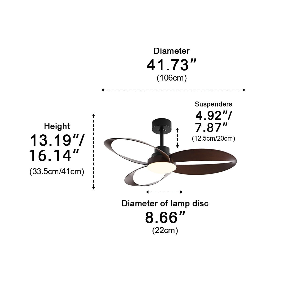 Petal Loop Ceiling Fan Light | Ormexis
