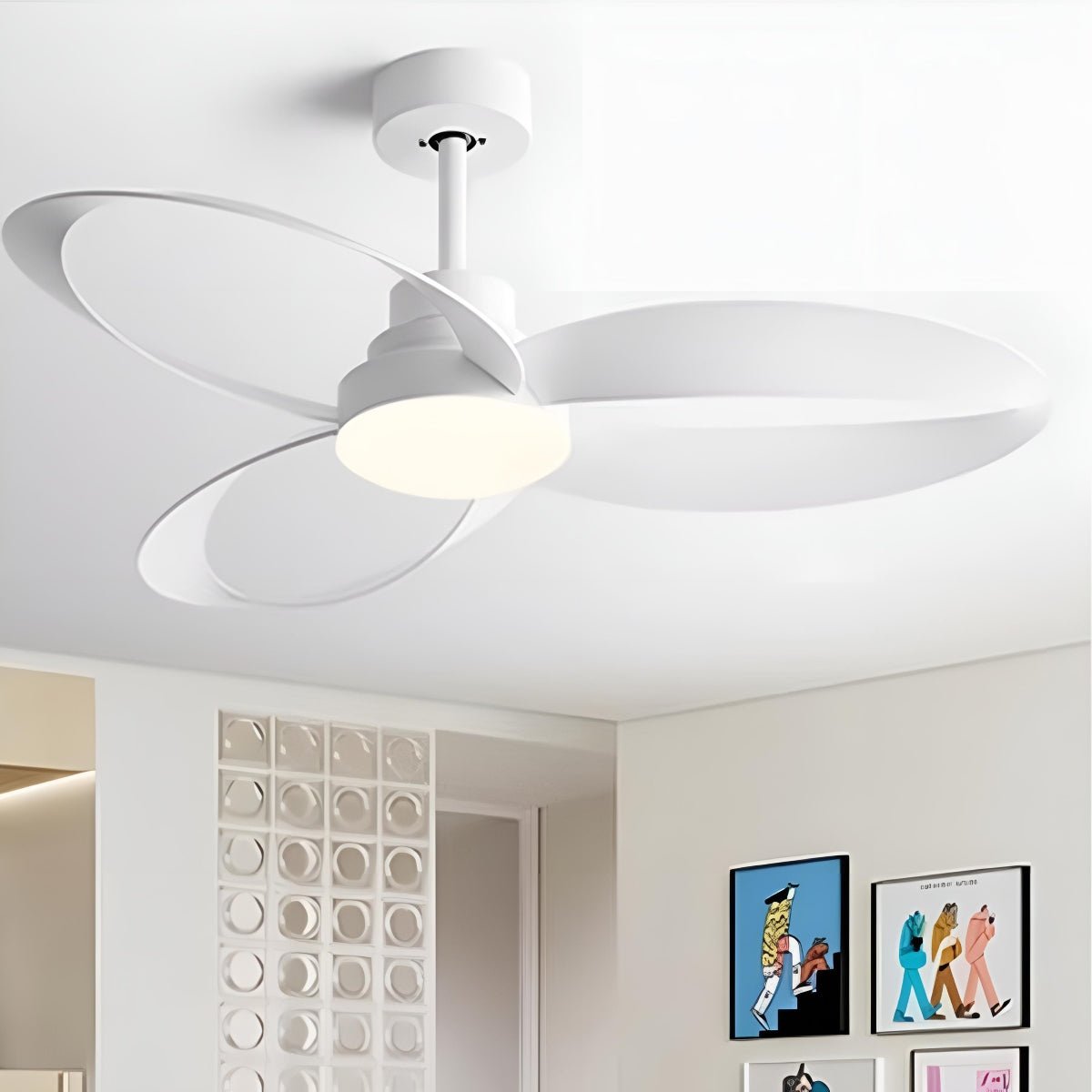 Petal Loop Ceiling Fan Light | Ormexis