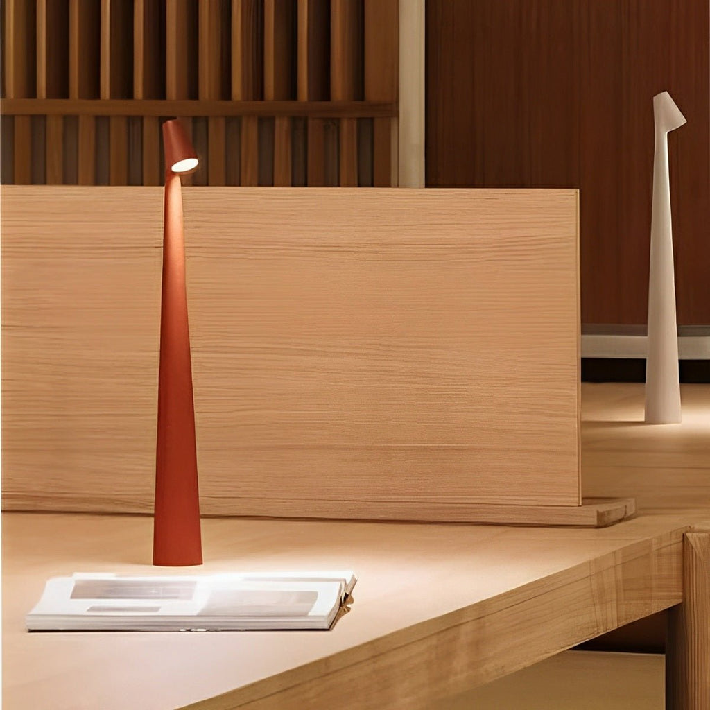 Angled Stem Taper Table Lamp | Ormexis
