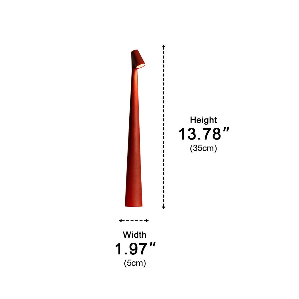 Angled Stem Taper Table Lamp | Ormexis