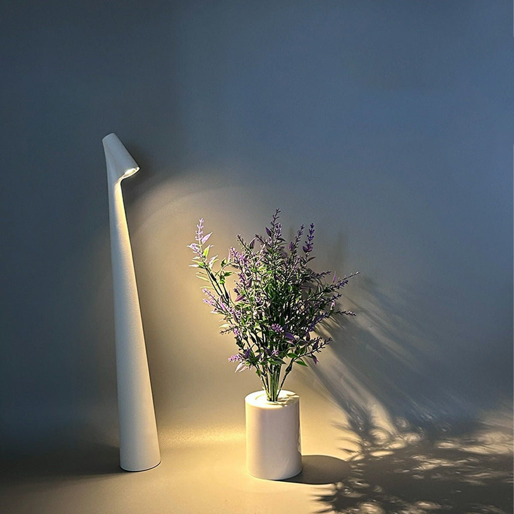 Angled Stem Taper Table Lamp | Ormexis