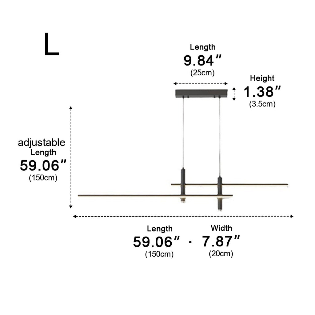 Slim Linear Pendant Lamp | Ormexis