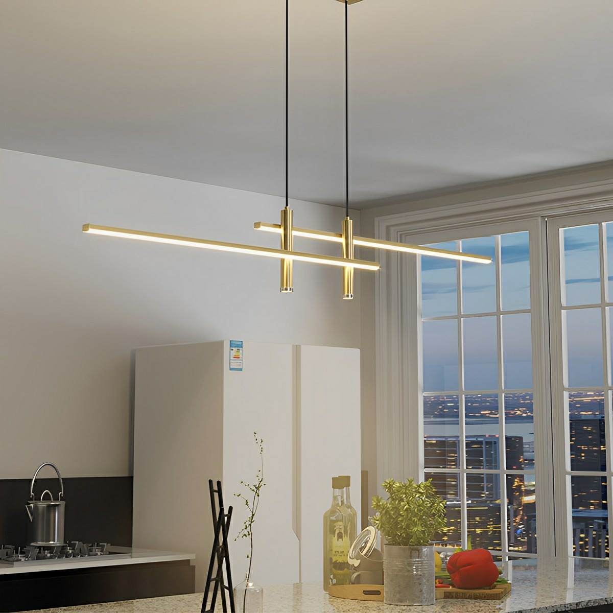 Slim Linear Pendant Lamp | Ormexis