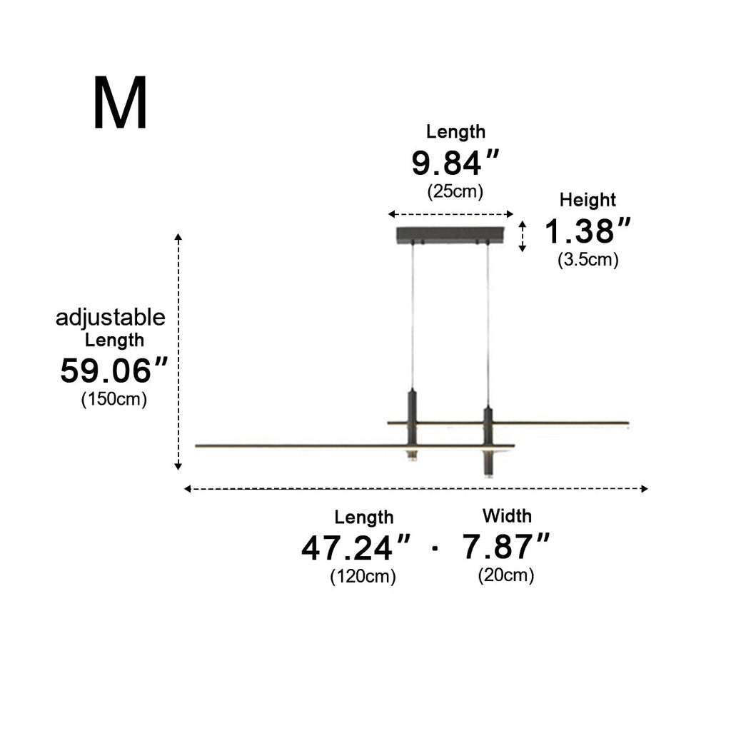 Slim Linear Pendant Lamp | Ormexis