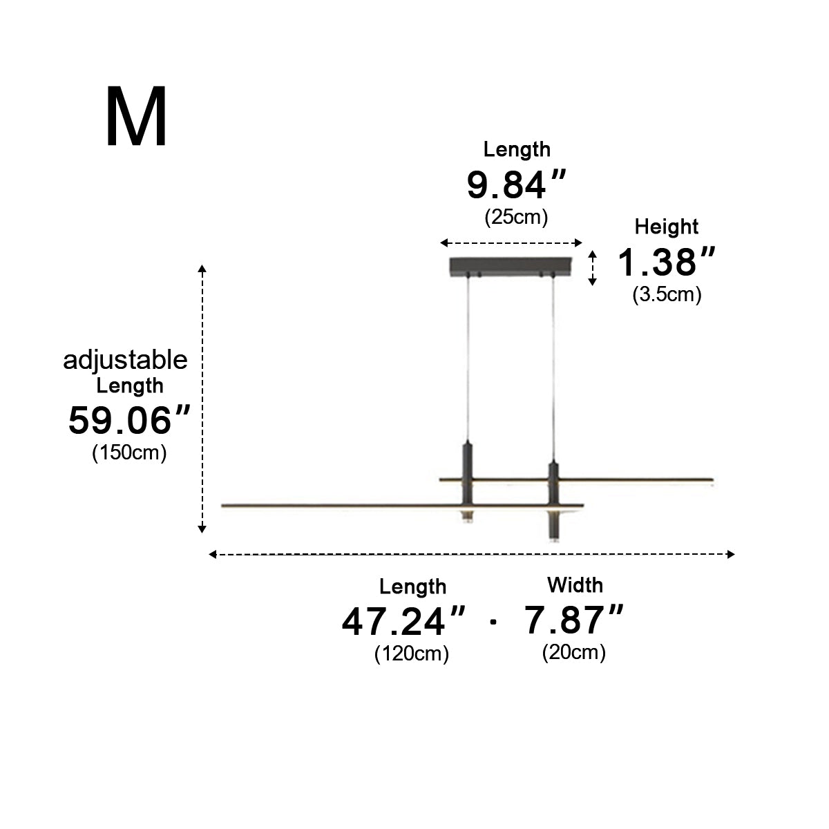 Slim Linear Pendant Lamp | Ormexis