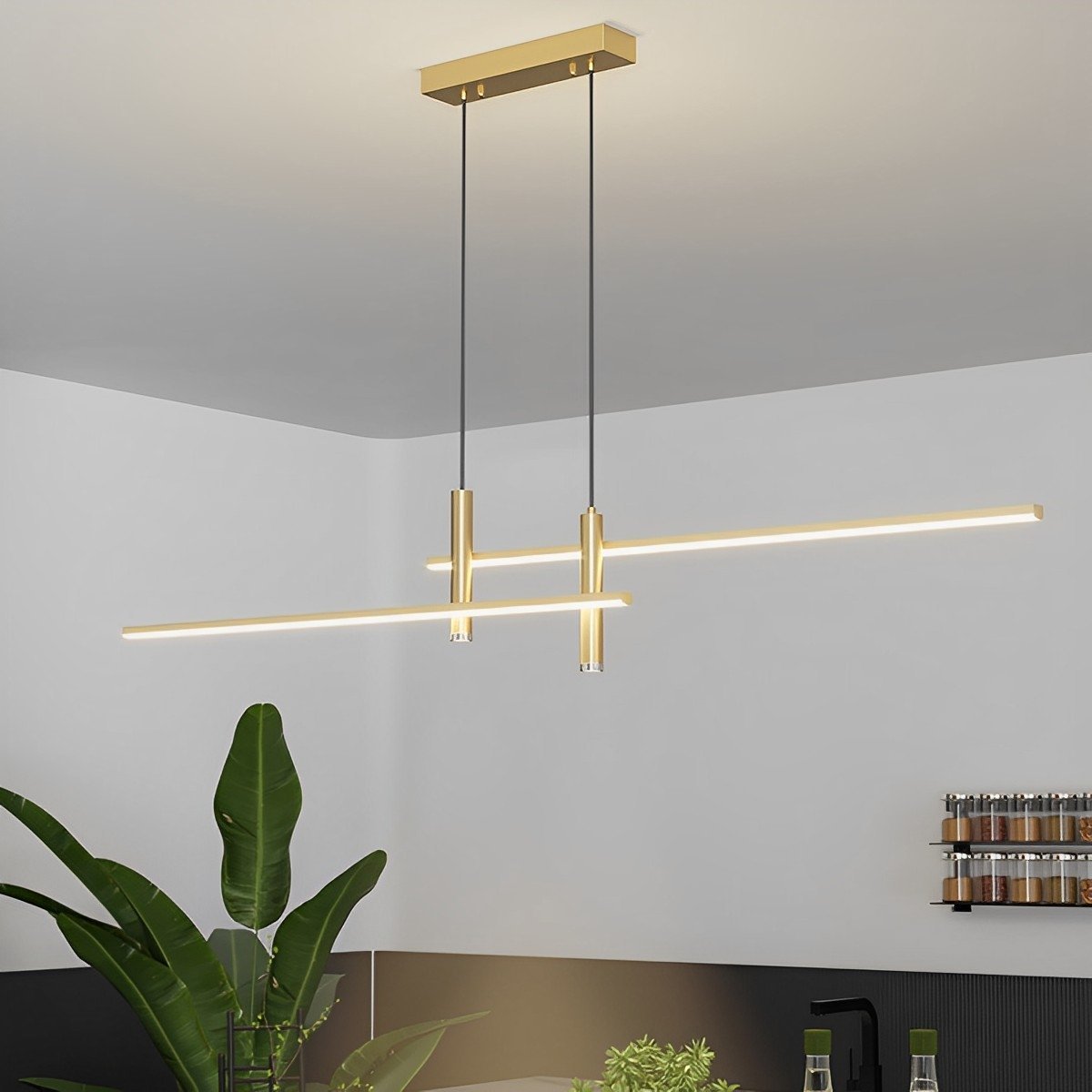 Slim Linear Pendant Lamp | Ormexis